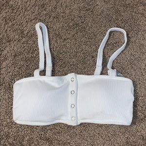 White bikini top
